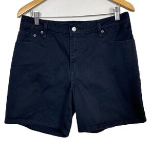 Levi’s 550 Black Relaxed‎ Denim Jean Shorts Women’s Sz 14
